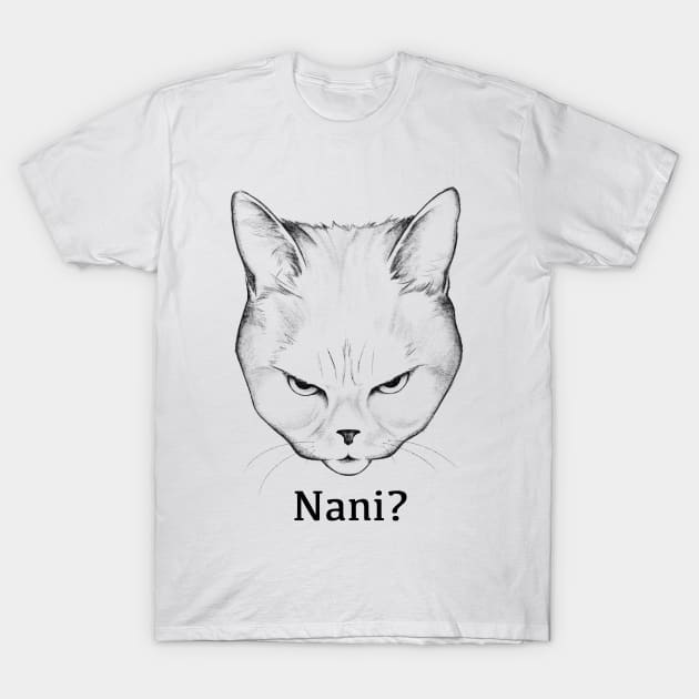 Japanese cat T-Shirt by danas_fantasy